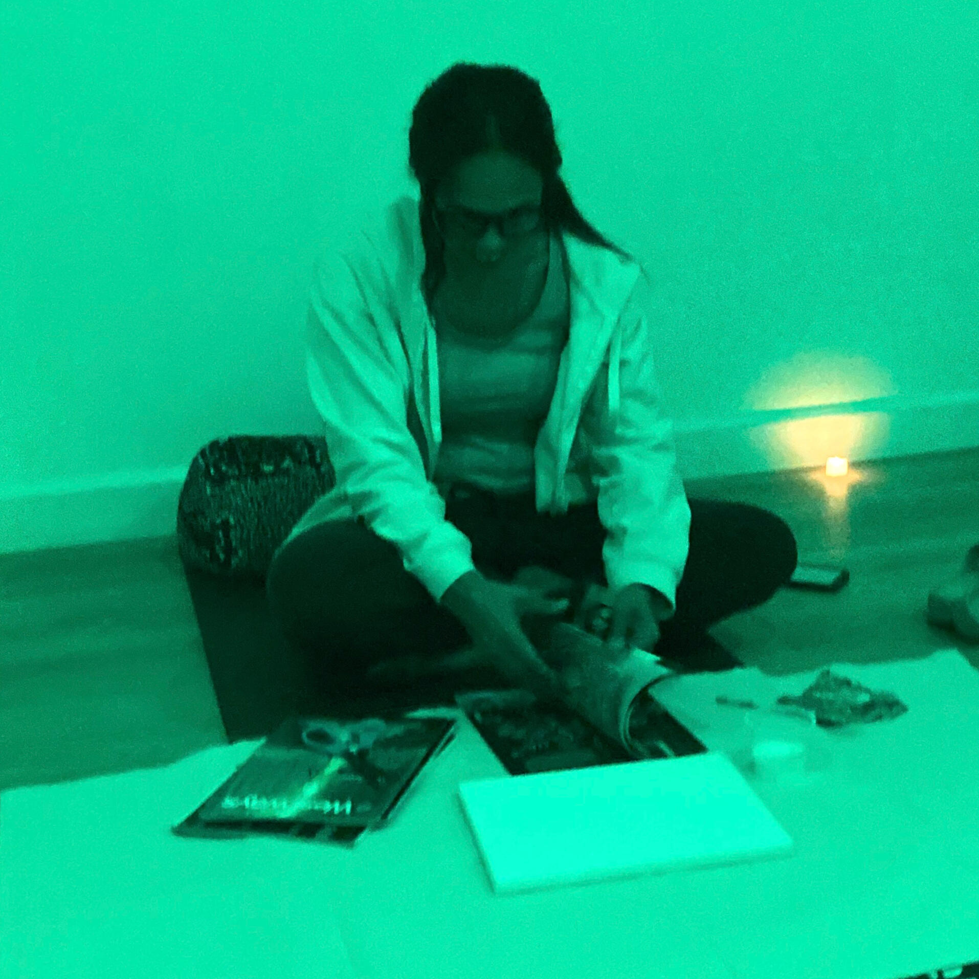 RESONATE! Soundbath in Burbank light & sound immersion during Resonate! sound bath